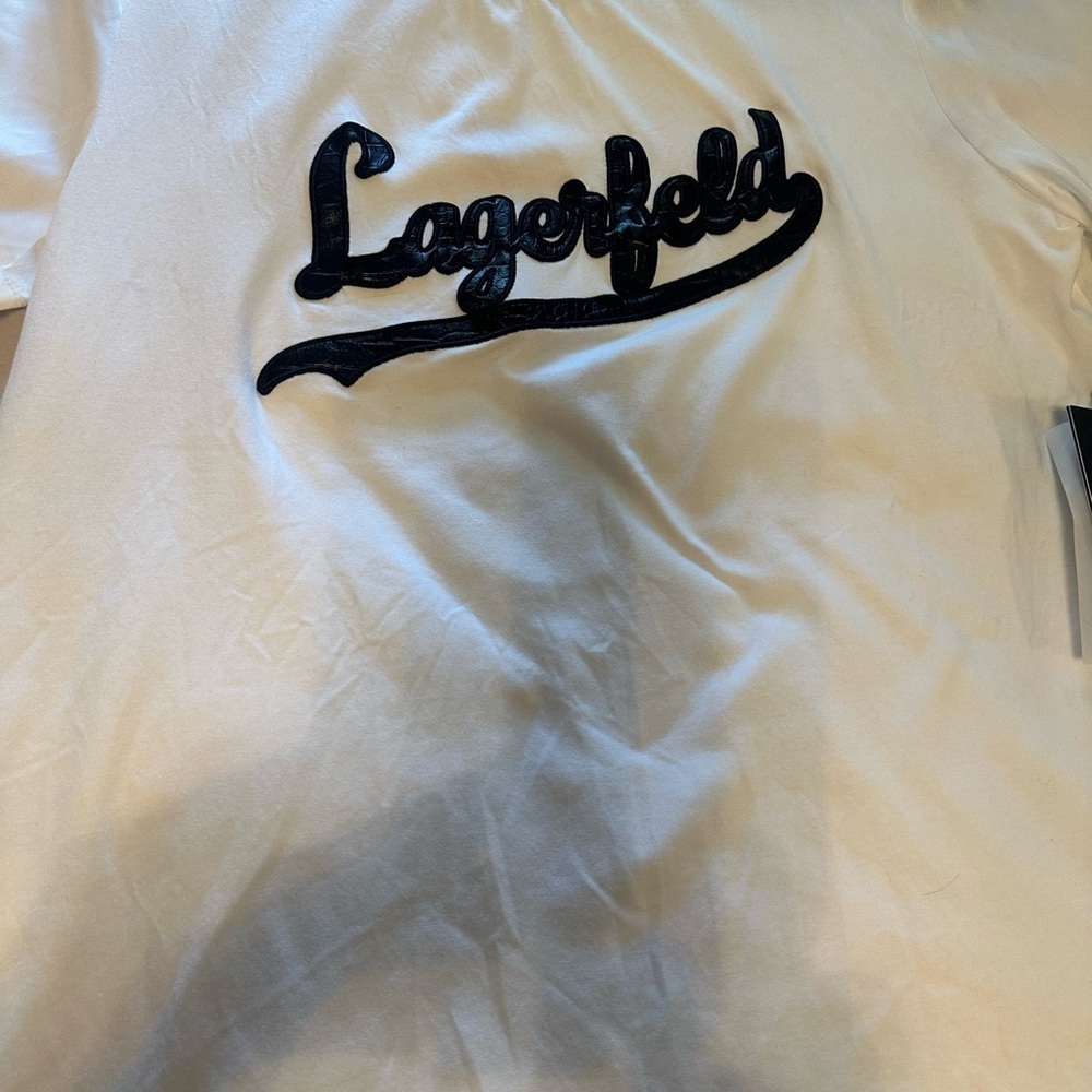 Karl Lagerfeld Logo Spell out Women’s Size XS‎ NWT - Picture 6 of 12